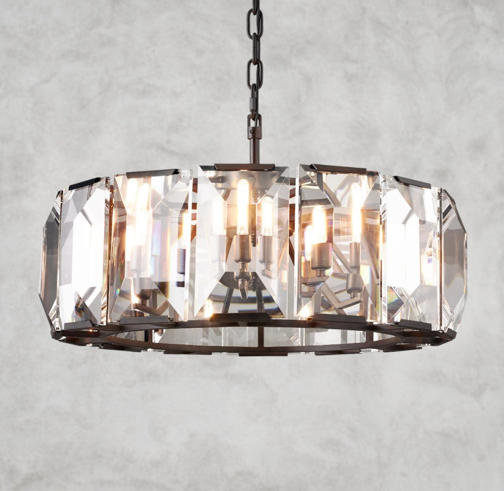 Harlow Crystal Round Chandelier 19", 31", 43", 60"